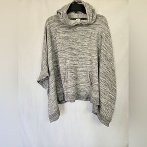 Gap Fit Dry Heathered Gray Activewear Poncho Size XXL
